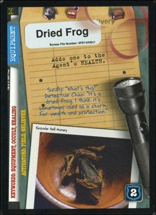 X-Files: 101361 (Base Set) card XF97-0430x1 Dried Frog