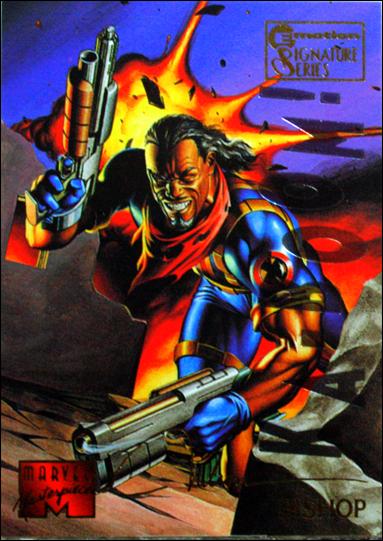 1995 Marvel Masterpieces (Multi-Foil E-Motion Parallel Base Set) card 11 Bishop
