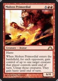 Magic the Gathering: Gatecrash (Base Set) card 101 Molten Primordial