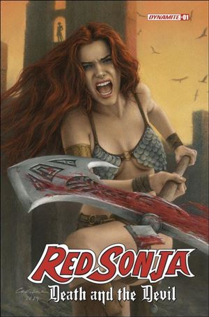 Red Sonja: Death and the Devil issue 1-B Celina Cover