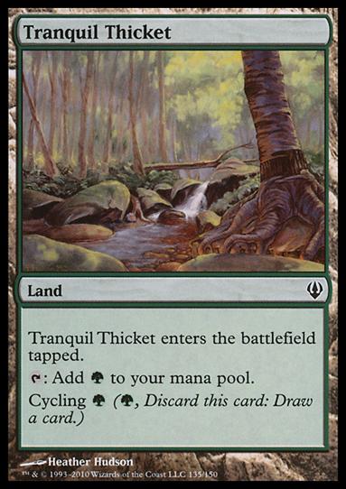 Magic the Gathering: Archenemy (Base Set) card 135 Tranquil Thicket