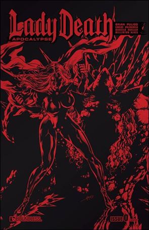 Lady Death: Apocalypse issue 0-M Red Leather Cover