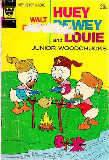 Walt Disney Huey, Dewey and Louie: Junior Woodchucks  issue 26-B Whitman Cover