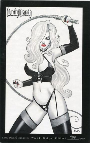 Lady Death: Judgement War issue 1-DG Whipped Edition 1/200 Black Cover 1/40