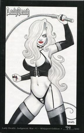 Lady Death: Judgement War issue 1-DG Whipped Edition 1/200 Black Cover 1/40
