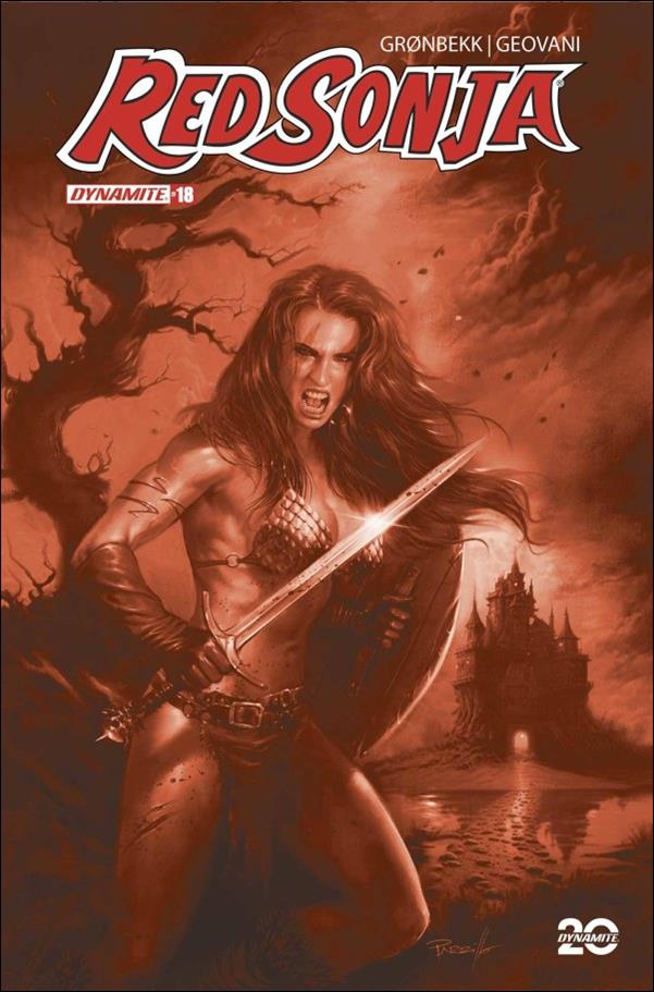 Red Sonja (2023) issue 18-O Lucio Parrillo Tint 1:7 Cardstock Cover