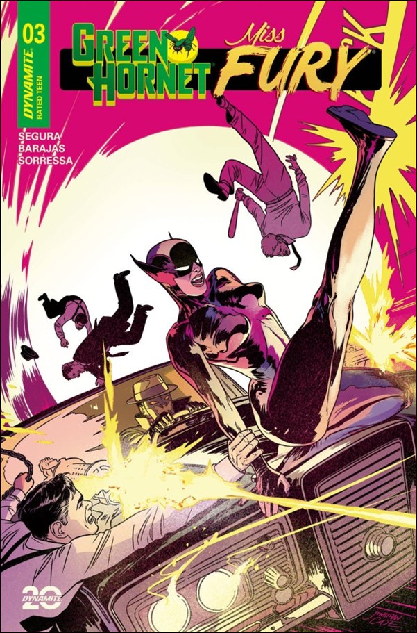 Green Hornet / Miss Fury issue 3-C Jonathan Case Cover
