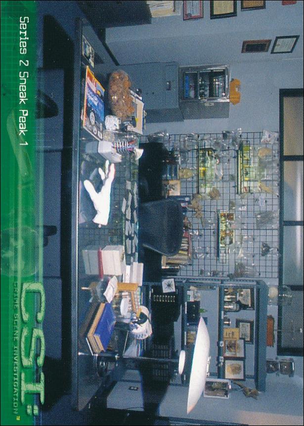 CSI: Crime Scene Investigation - Series One (Base Set) card 91 Series 2 Sneak Peak 1