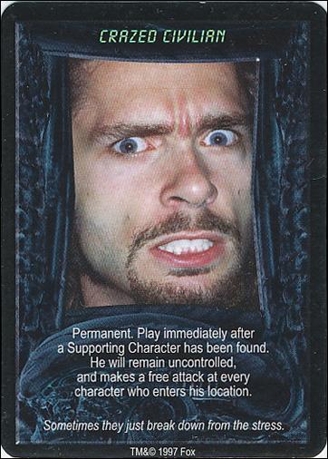 Aliens/Predator (Base Set) card 83 Crazed Civilian