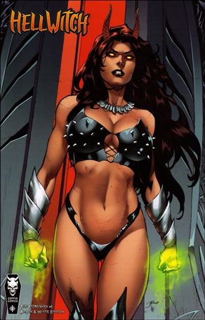 Hellwitch: The Forsaken issue 1-B Diego Bernard Black & White Edition