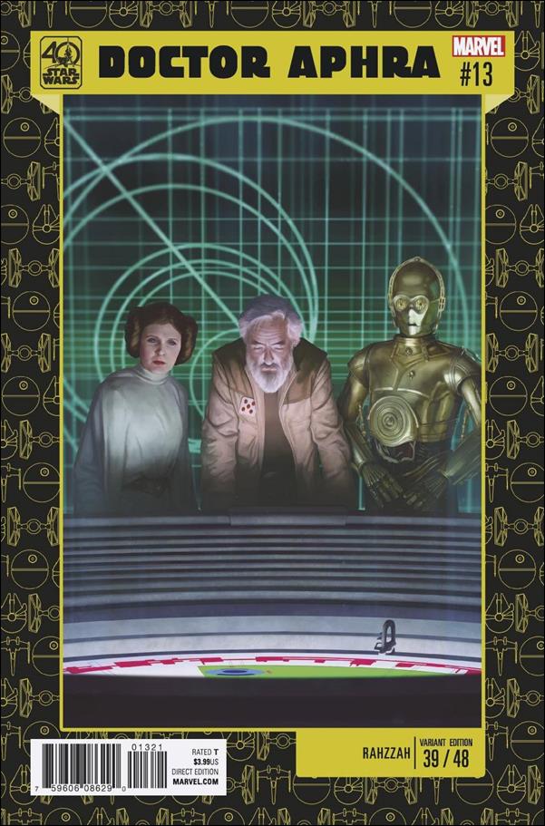 Doctor Aphra issue 13-B  Rahzzah Star Wars 40th Anniversary Cover