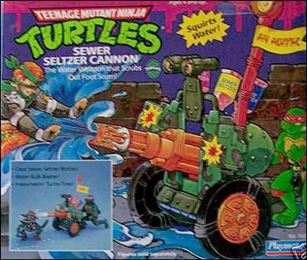 Teenage Mutant Ninja Turtles (1988) Vehicles and Playsets figure 22 Sewer Seltzer Cannon