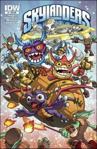 Skylanders issue 1-B Mike Bowden Subscription Cover