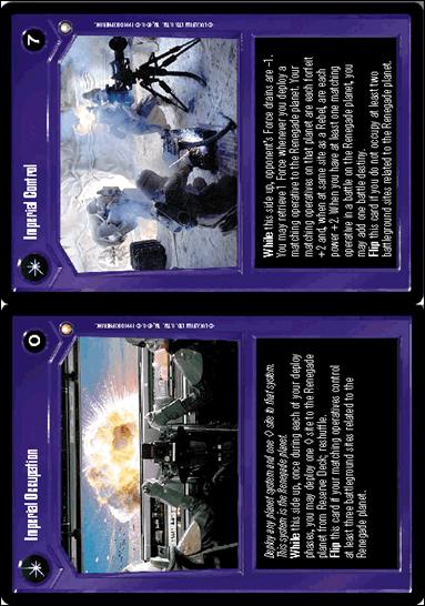Star Wars: Special Edition Limited (Base Set) card 136 Imperial Occupation / Imperial Control