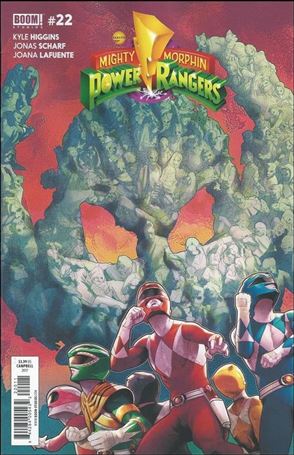Mighty Morphin Power Rangers issue 22 Jamal Campbell Cover