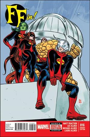 FF (2013) issue 16-B Mike Allred 1:50 Cover