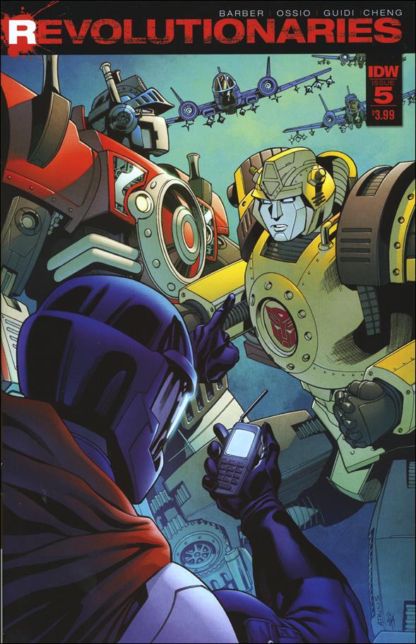 Revolutionaries issue 5 Robert Atkins Cover