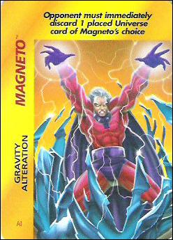Marvel OverPower (Base Set) card nn141 Magneto: Gravity Alteration