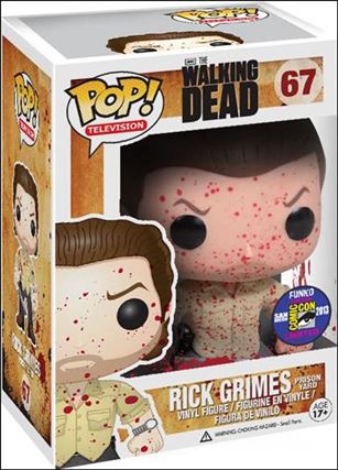 POP! Television figure 67-B Rick Grimes (Prison Yard - Bloody) 2013 SDCC