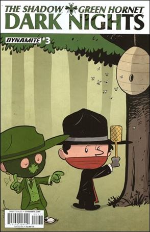 Shadow / Green Hornet: Dark Nights issue 3.00-C Chris Eliopoulos "Cute" Subscription Cover