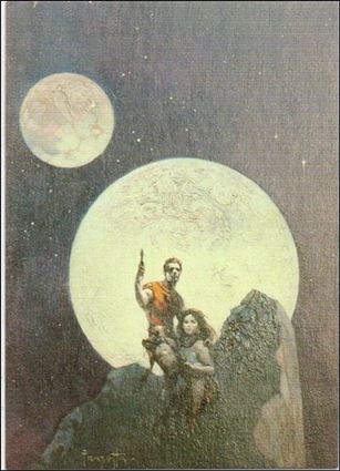 Frazetta II: The Legend Continues  (Base Set) card 63 Alien Worlds