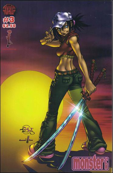 Monster Club (2002) issue 3-B Girl with Swords Cover