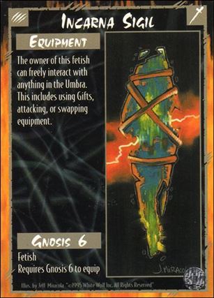 Rage Limited (Base Set) card 132 Incarna Sigil 