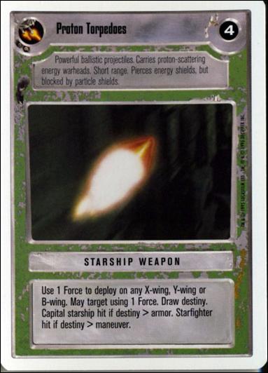 Star Wars: Premiere Unlimited (Base Set) card 323 Proton Torpedoes