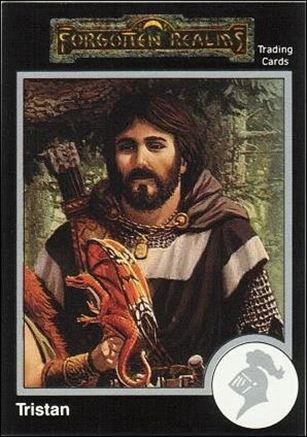 TSR 1991 Trading Cards Premier Edition Factory Set (Base Set) card 5 Forgotten Realms - Tristan