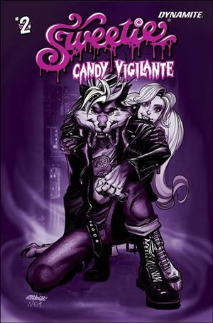 Sweetie Candy Vigilante (2022) issue 2-H Jeff Zornow FOC Wolf & Sweetie Cover