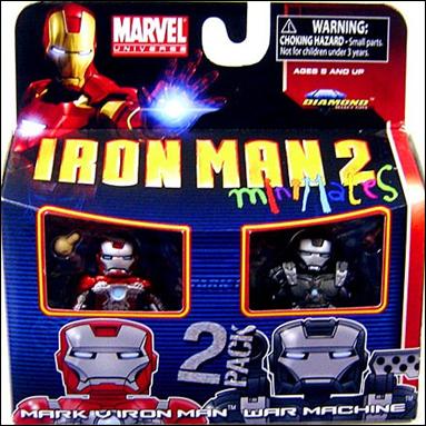 Marvel Minimates figure 101 Mark V Iron Man and War Machine