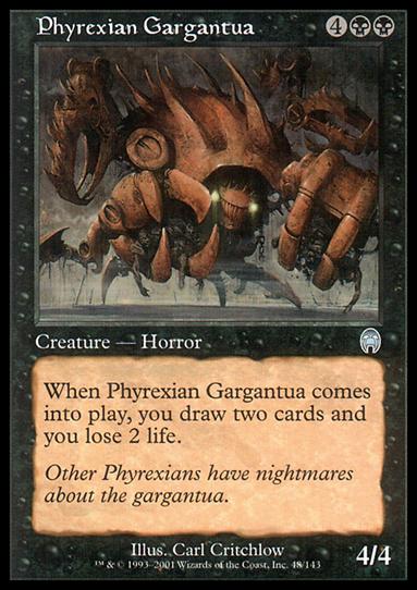 Magic the Gathering: Apocalypse (Base Set) card 48 Phyrexian Gargantua