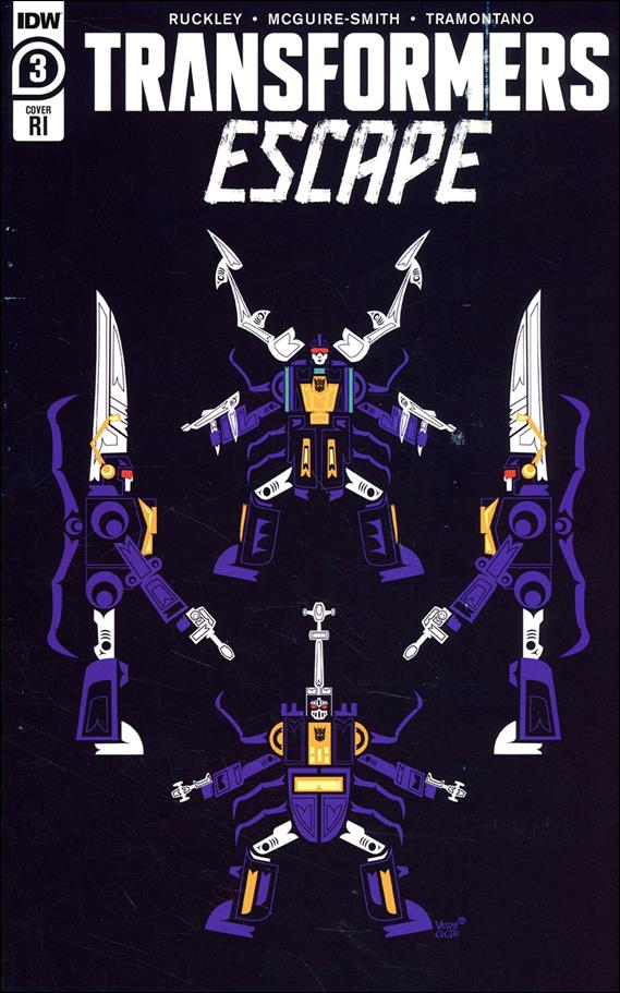Transformers Escape issue 3-C Jeffrey Veregge 1:10 Cover