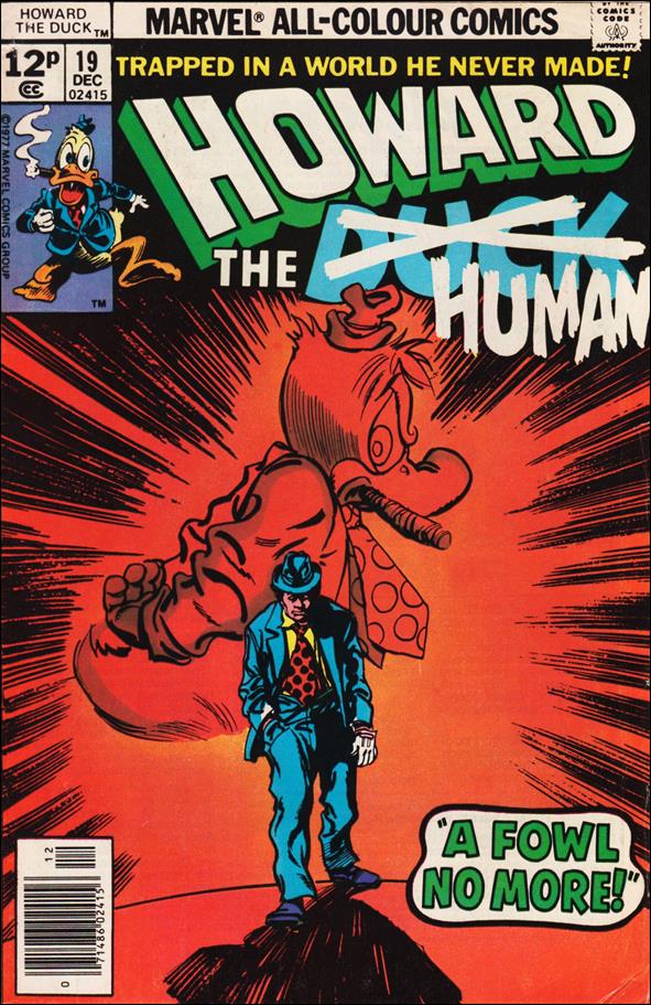 Howard the Duck (1976) issue 19-B UK Price Cover