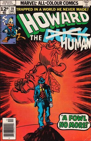 Howard the Duck (1976) issue 19-B UK Price Cover