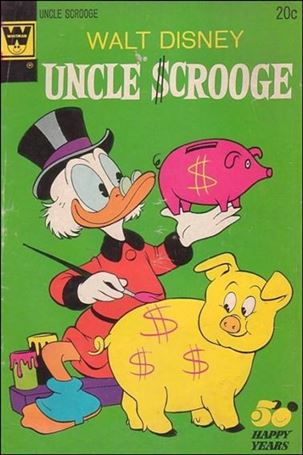 Walt Disney's Uncle Scrooge issue 107-B Whitman Cover