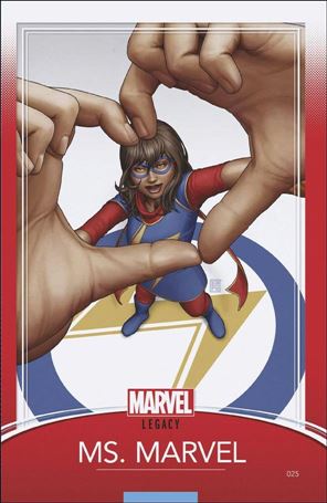 Ms. Marvel (2016) issue 25-C John Tyler Christopher Marvel Trading Card Cover