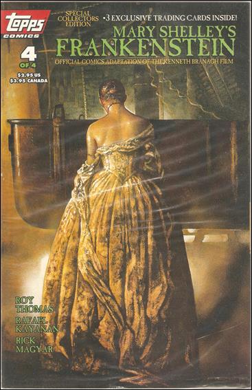 Mary Shelley's Frankenstein issue 4 Polybagged John Bolton Cover with Trading Cards