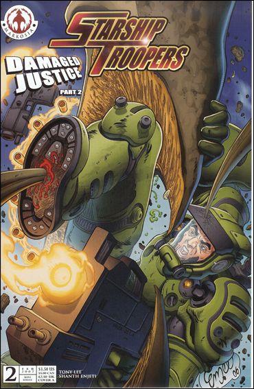 Starship Troopers: Damaged Justice issue 2 Shanth Enjeti Cover