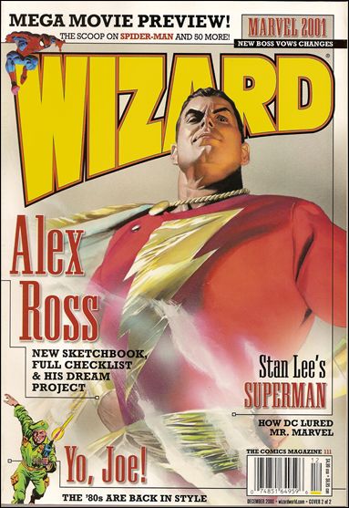 Wizard: The Comics Magazine issue 111-B Alex Ross Shazam Cover