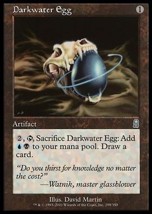 Magic the Gathering: Odyssey (Base Set) card 299 Darkwater Egg