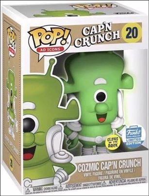 POP! Ad Icons figure 20 Cozmic Cap'n Crunch (GITD) Funko Shop Exclusive