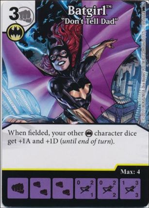DC Comics Dice Masters Batman card 85 Batgirl: 