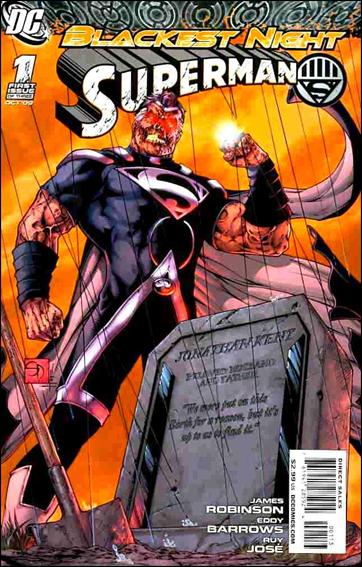 Blackest Night: Superman issue 1-D Shane Davis "Orange" Cover (3rd Printing)