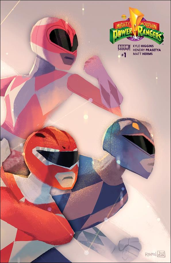 Mighty Morphin Power Rangers issue 1-SH Abigail L Dela Cruz Forbidden/Jetpack Wrap Cover