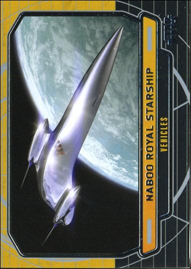 Star Wars Galactic Files (Base Set) card 242 Naboo Royal Starship Vehicles