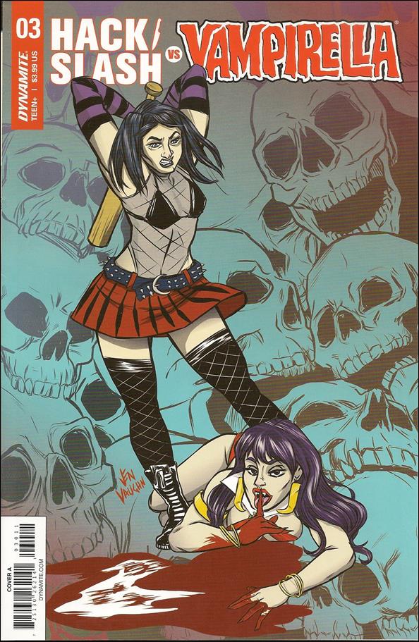 Hack/Slash vs Vampirella issue 3 Jen Vaughn Cover