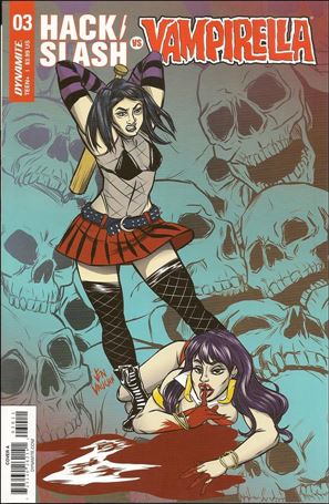 Hack/Slash vs Vampirella issue 3 Jen Vaughn Cover