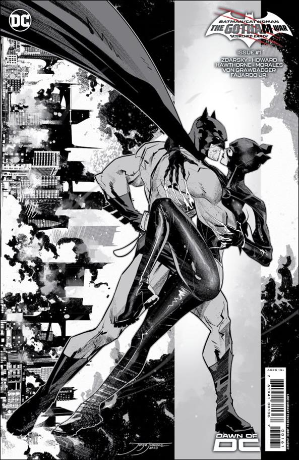 Batman / Catwoman: The Gotham War – Scorched Earth issue 1-G Jorge Jiménez 1:100 B&W Cardstock Cover