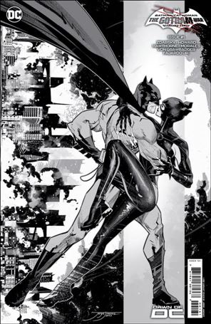 Batman / Catwoman: The Gotham War – Scorched Earth issue 1-G Jorge Jiménez 1:100 B&W Cardstock Cover
